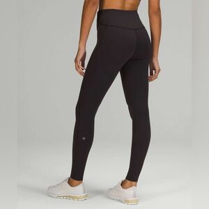 LULULEMON Base Pace High Rise Women’s Black Legging Workout Pants, Size 6, 28”